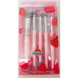 KIT PINCEAUX MAQUILLAGE ROSE