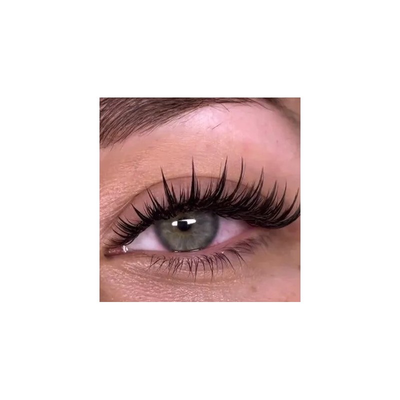 Pose d'extension de cil WET effet mouillé