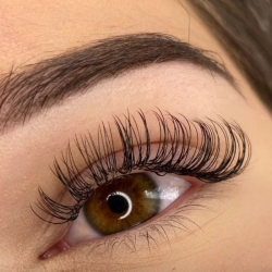 Pose d'extension de cil Mixte